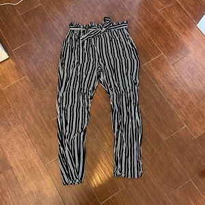 Stripped soft pants